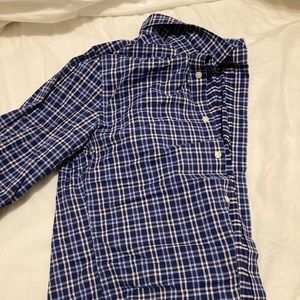 Bonobos L/S Blue Plaid Slim Fit M